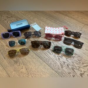 Lot of 9 pairs of sunglasses